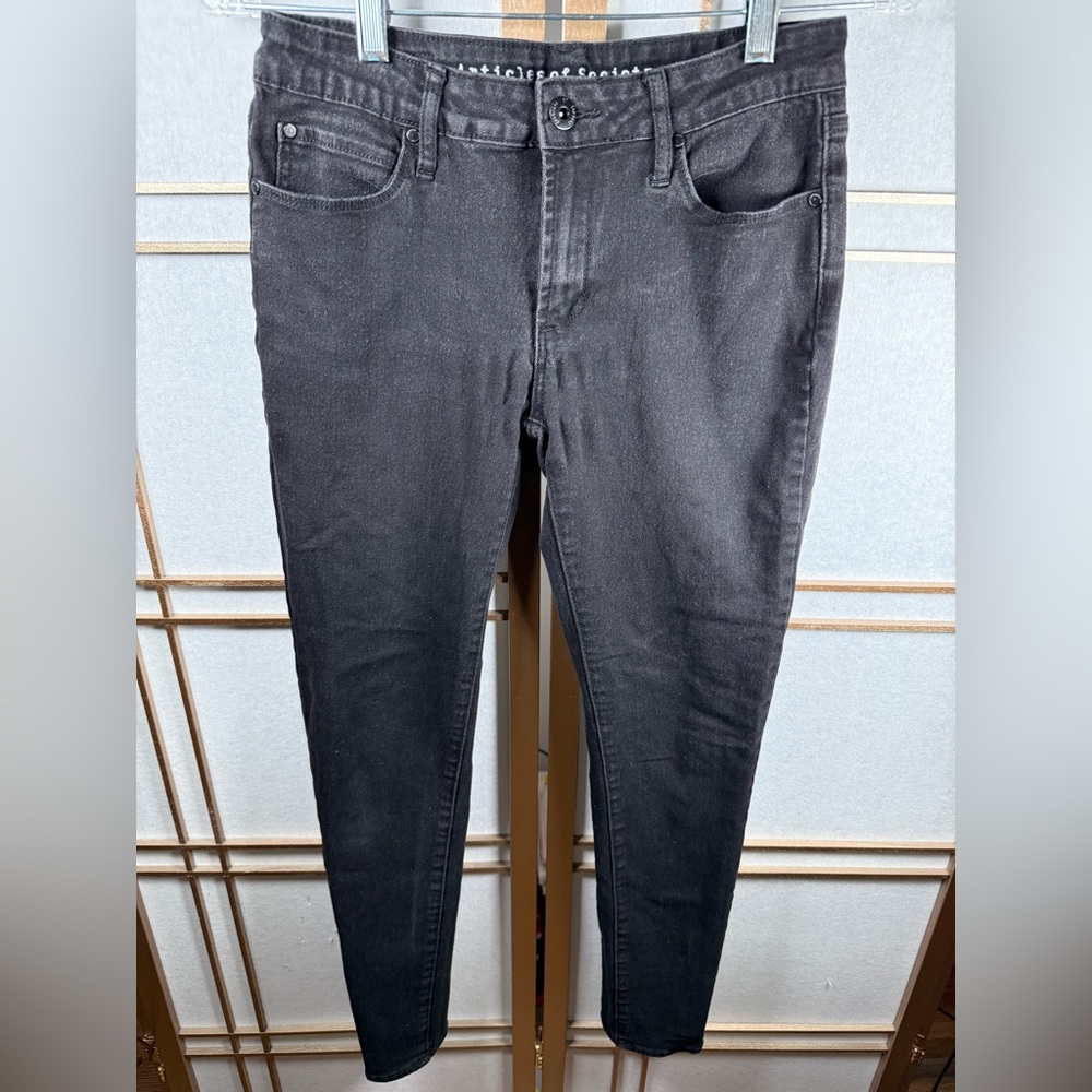 Articles Of Society Charcoal Denim Skinny Pants - Women’s Size 7/8